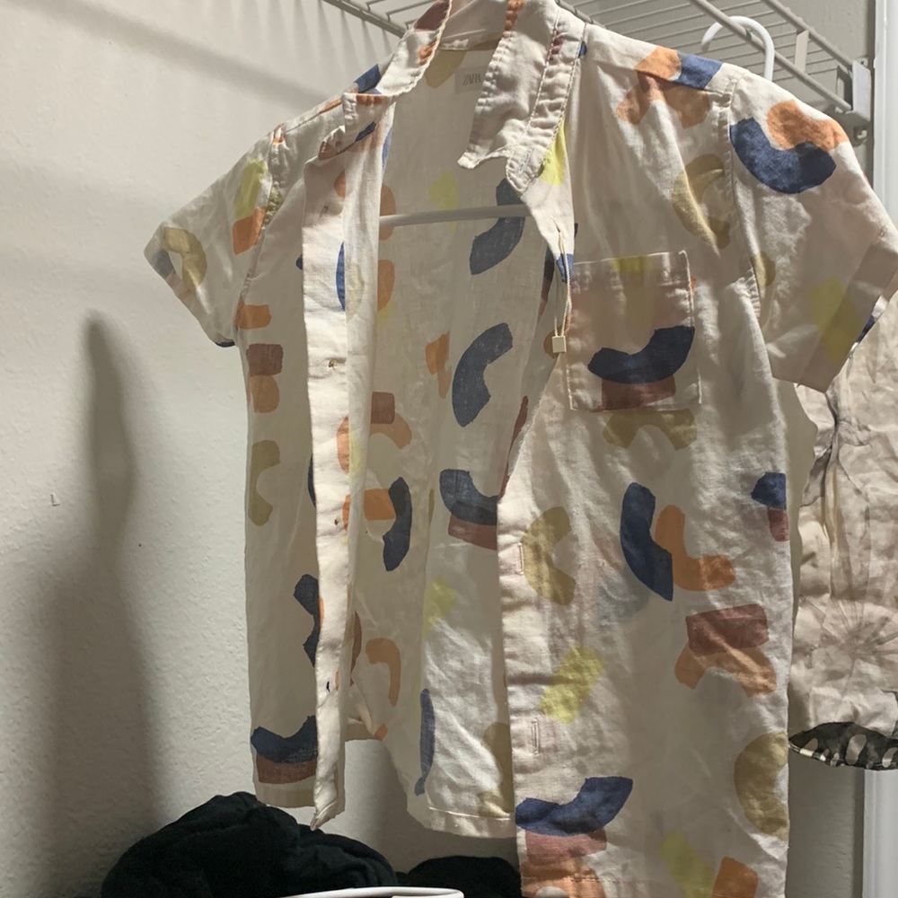 zara buttom up shirt